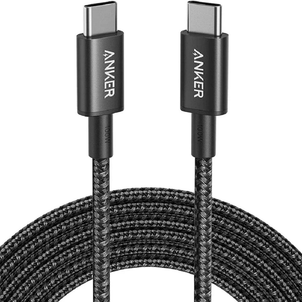 Anker USB-C to USB-C Nylon Cable 3.3ft Black