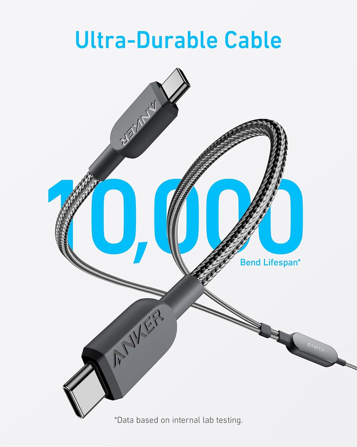 Anker 2 in 1 USB C Cable 140W Fast Charging for Multiple Devices - BlackProduct Details Anker 2 in 1 USB C Cable 140W Fast Charging for Multiple Devices - BlackProduct Details