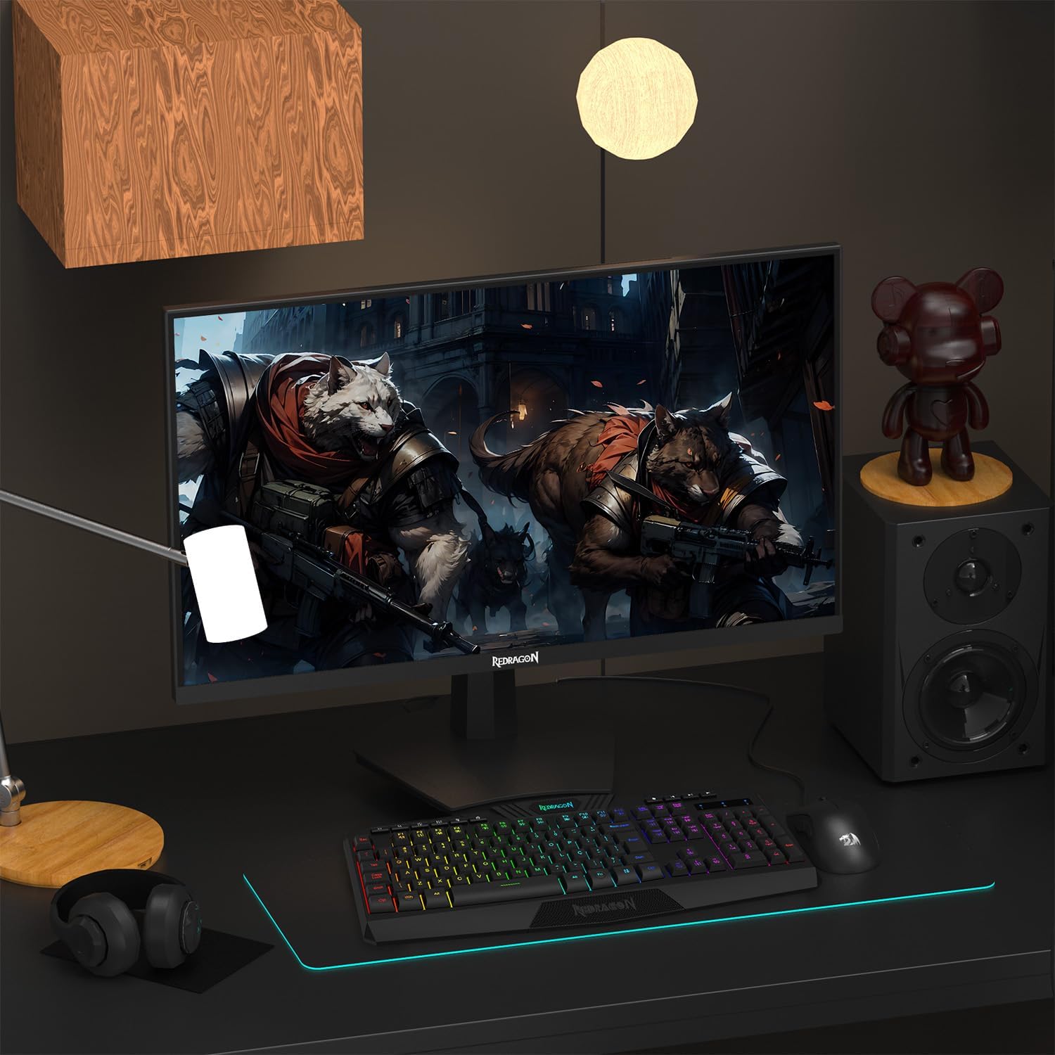 Redragon OPAL GM27X5QIPS 27-inch QHD(2560 x 1440), 180Hz Refresh Rate, 1ms MPRT, IPS Panel Gaming Monitor with AMD FreeSync Redragon OPAL GM27X5QIPS 27-inch QHD(2560 x 1440), 180Hz Refresh Rate, 1ms MPRT, IPS Panel Gaming Monitor with AMD FreeSync