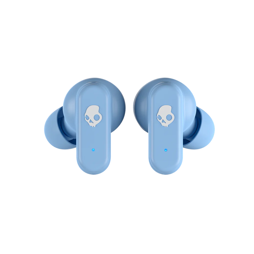 Skullcandy Dime 3 Wireless Earbuds, Bluetooth Headphones, Noise Isolating Fit, Up to 20 Hours Battery, Microphone for iPhone Android, Easy Carry with Integrated Lanyard-Preppy BLue Skullcandy Dime 3 Wireless Earbuds, Bluetooth Headphones, Noise Isolating Fit, Up to 20 Hours Battery, Microphone for iPhone Android, Easy Carry with Integrated Lanyard-Preppy BLue