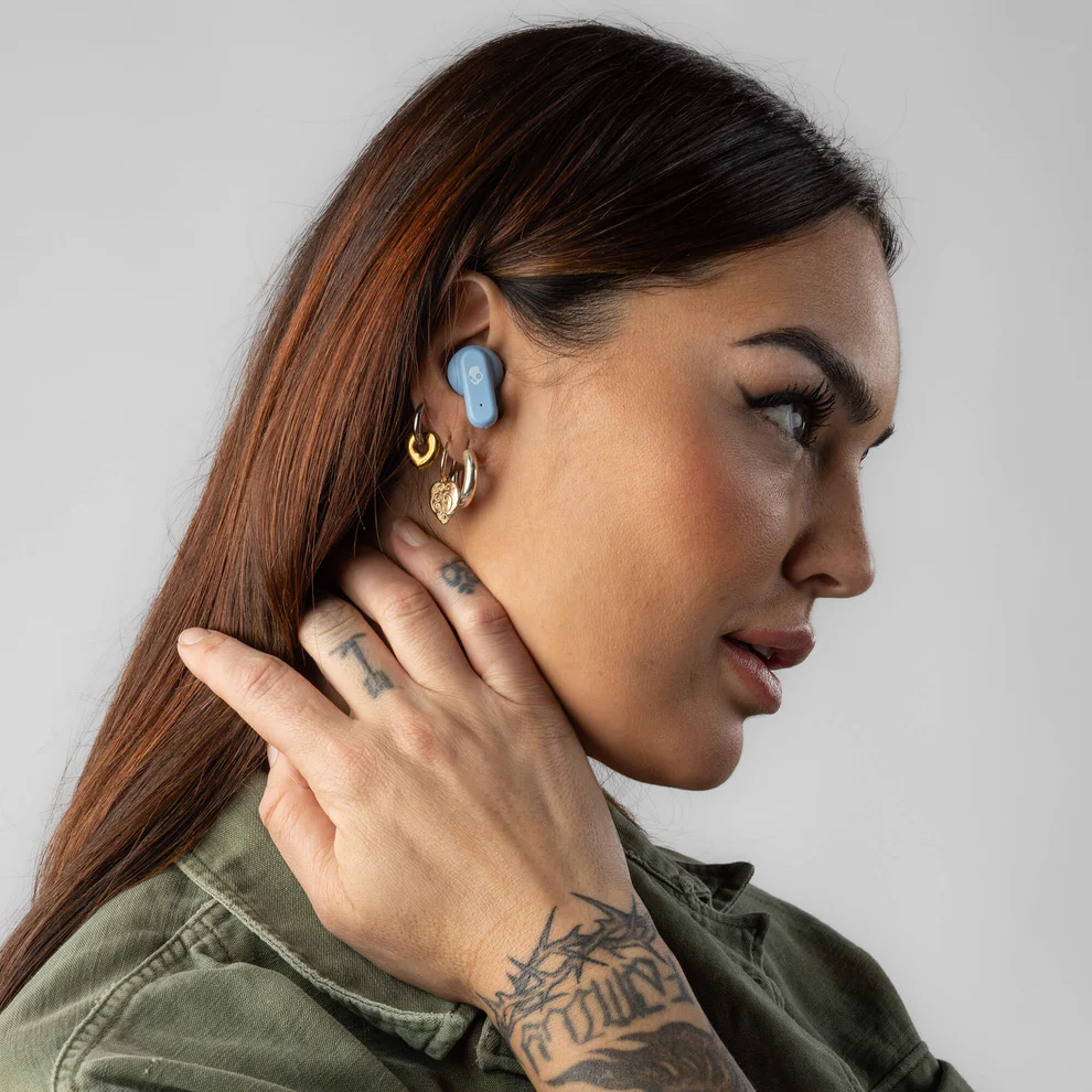 Skullcandy Dime 3 Wireless Earbuds, Bluetooth Headphones, Noise Isolating Fit, Up to 20 Hours Battery, Microphone for iPhone Android, Easy Carry with Integrated Lanyard-Preppy BLue Skullcandy Dime 3 Wireless Earbuds, Bluetooth Headphones, Noise Isolating Fit, Up to 20 Hours Battery, Microphone for iPhone Android, Easy Carry with Integrated Lanyard-Preppy BLue