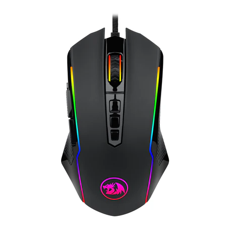 Redragon Ranger Basic Gaming Mouse, Wired Gaming Mouse with RGB Backlit, 8000 DPI Adjustable, Mouse with 9 Programmable Macro Buttons