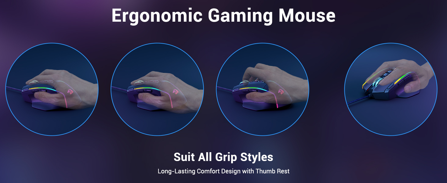 ergonomic gaming mouse