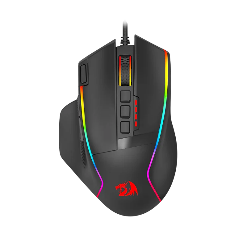 Redragon swain Gaming Mouse, Wired Gaming Mouse 26,000 DPI Opitacl Sensor, Ergonomic Mice with Fire Button, Macro Editing Programmable RGB Mouse