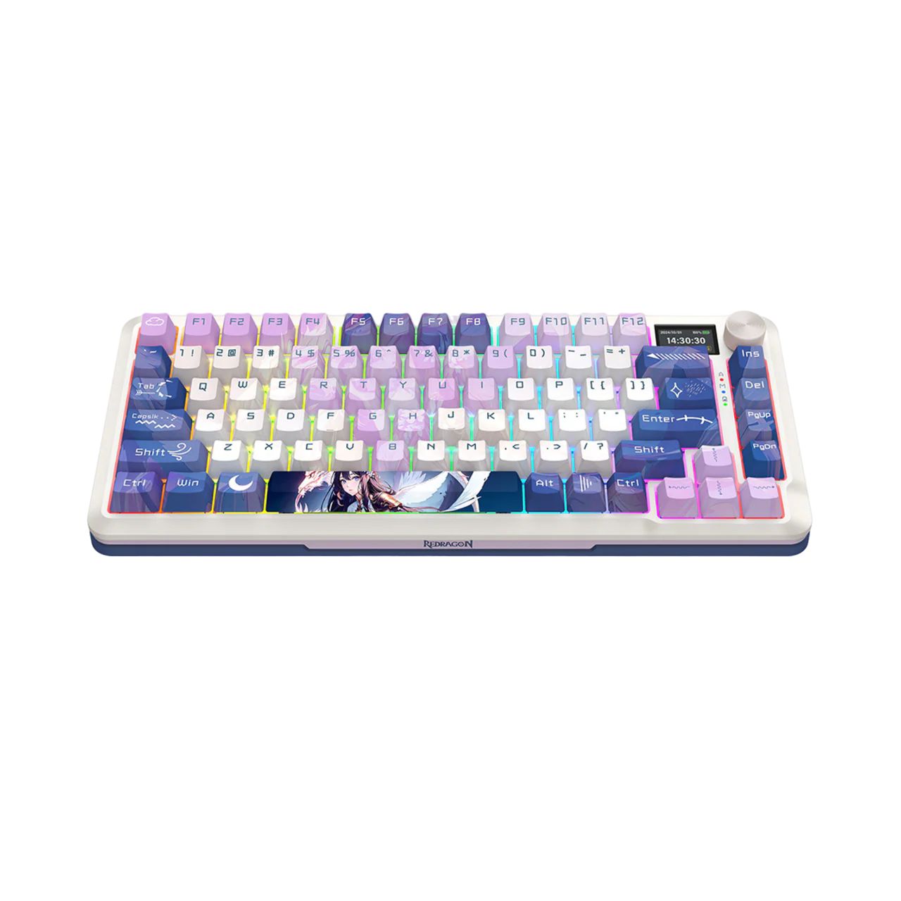 Redragon K708AK-RGB PRO Mechanical Keyboard (Bluetooth/2.4G/Wired) Redragon K708AK-RGB PRO Mechanical Keyboard (Bluetooth/2.4G/Wired)