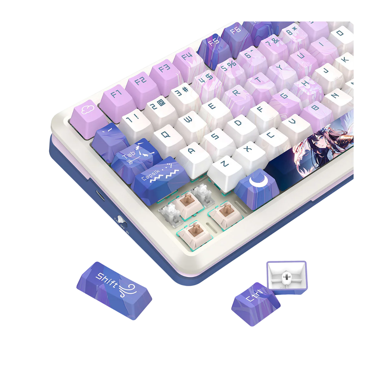 Redragon K708AK-RGB PRO Mechanical Keyboard (Bluetooth/2.4G/Wired) Redragon K708AK-RGB PRO Mechanical Keyboard (Bluetooth/2.4G/Wired)