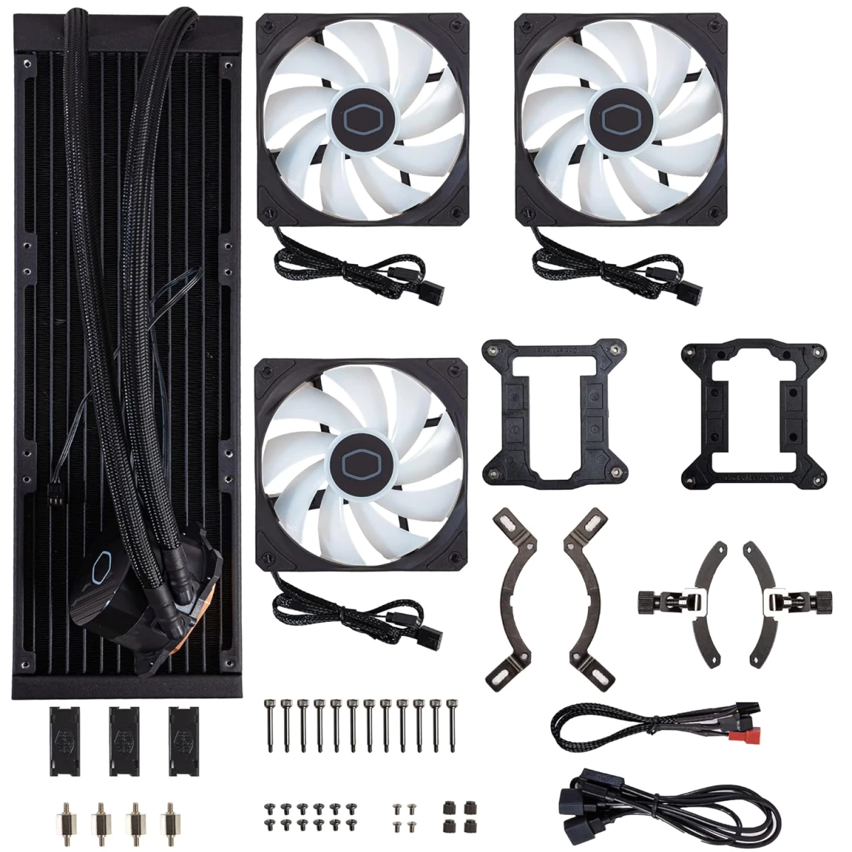 Cooler Master MasterLiquid 360L Core 360mm AIO Liquid Cooler ARGB Sync Gen S For Intel & AMD CPU - Black Cooler Master MasterLiquid 360L Core 360mm AIO Liquid Cooler ARGB Sync Gen S For Intel & AMD CPU - Black