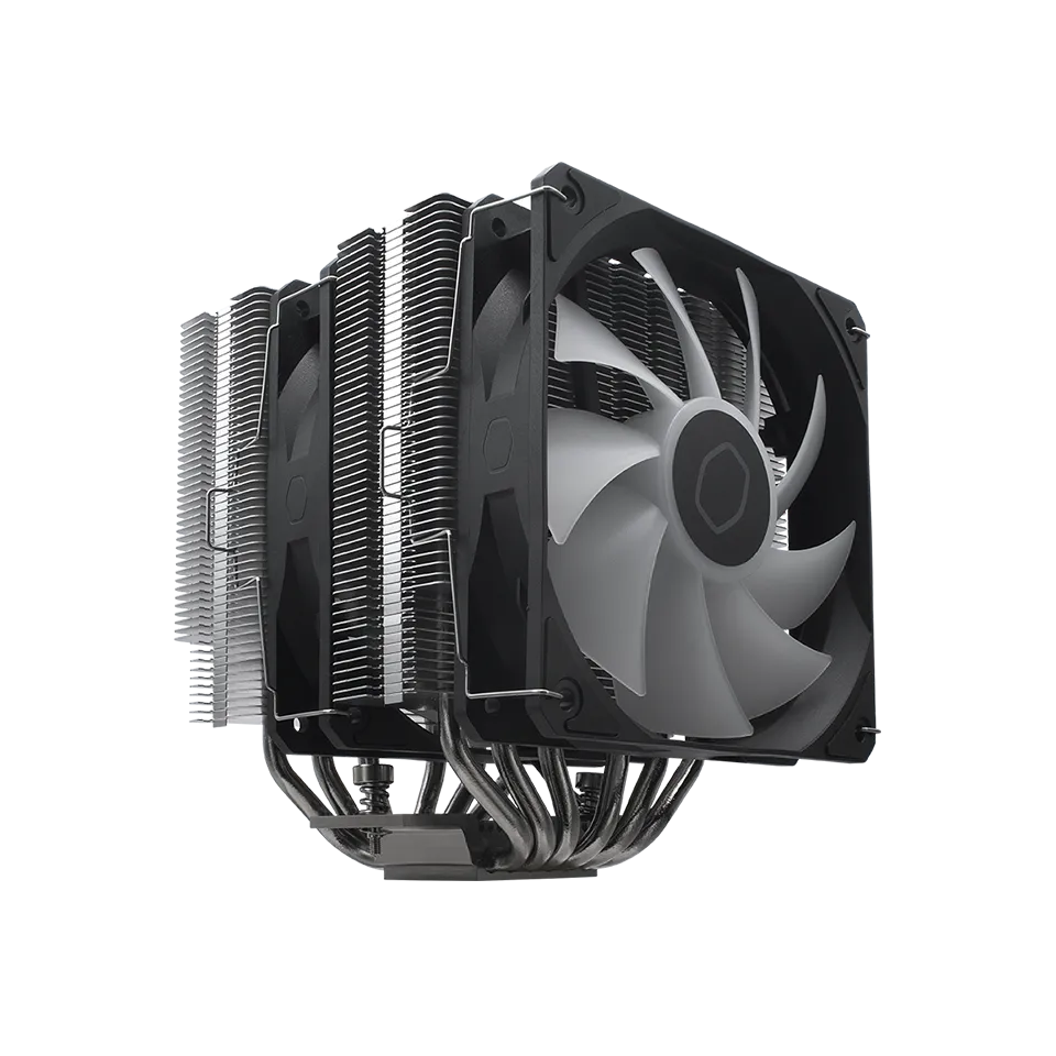 Cooler Master Hyper 620S Dual Tower CPU Air Cooler, ARGB Sync, 120mm PWM Fan, 6 Copper Direct Contact Heat Pipes, Cooler Master Hyper 620S Dual Tower CPU Air Cooler, ARGB Sync, 120mm PWM Fan, 6 Copper Direct Contact Heat Pipes,