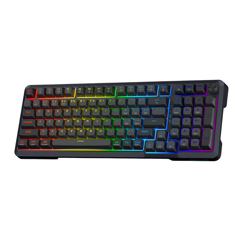 Redragon K688 Wireless Mechanical Keyboard, 3 Mode Gasket Mounted Rgb Gaming