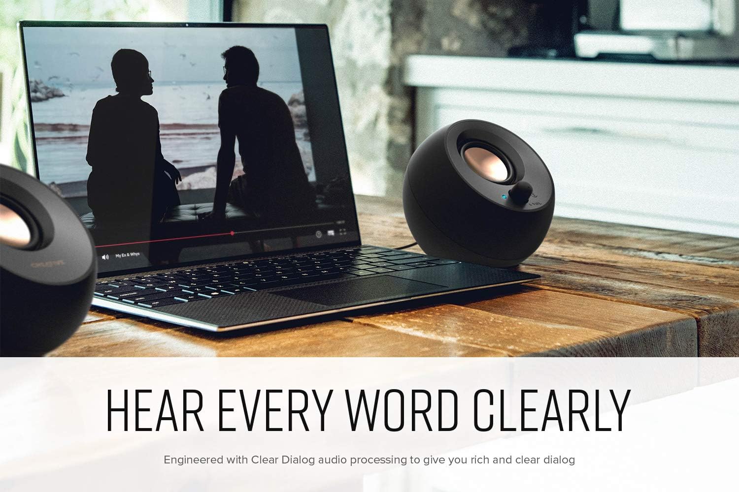 Creative Pebble V3 2.0 Bluetooth Speaker System - 8 W RMS - Black Creative Pebble V3 2.0 Bluetooth Speaker System - 8 W RMS - Black