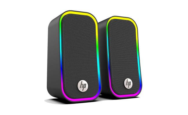HP DHE-6004C Multimedia Wired RGB Speakers 3.5mm+USB