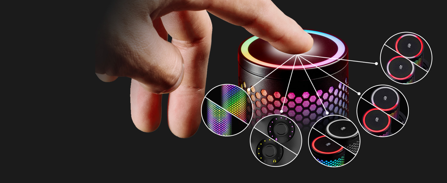 Mic Status LED Indicators