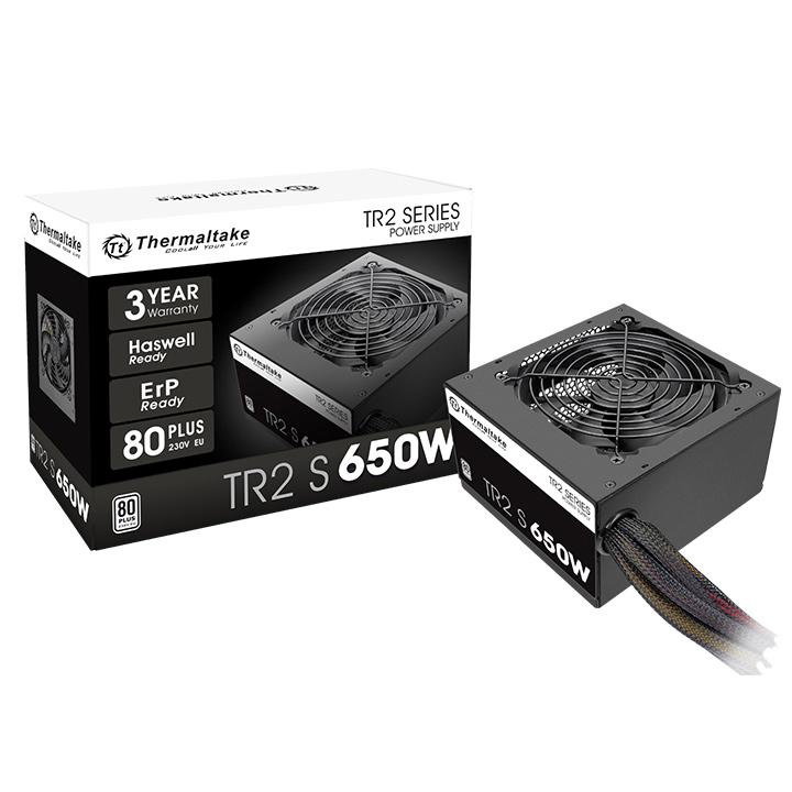 Thermaltake TR2 S 650W Power Supply, Ultra Quiet 120mm Fan TR2S-650