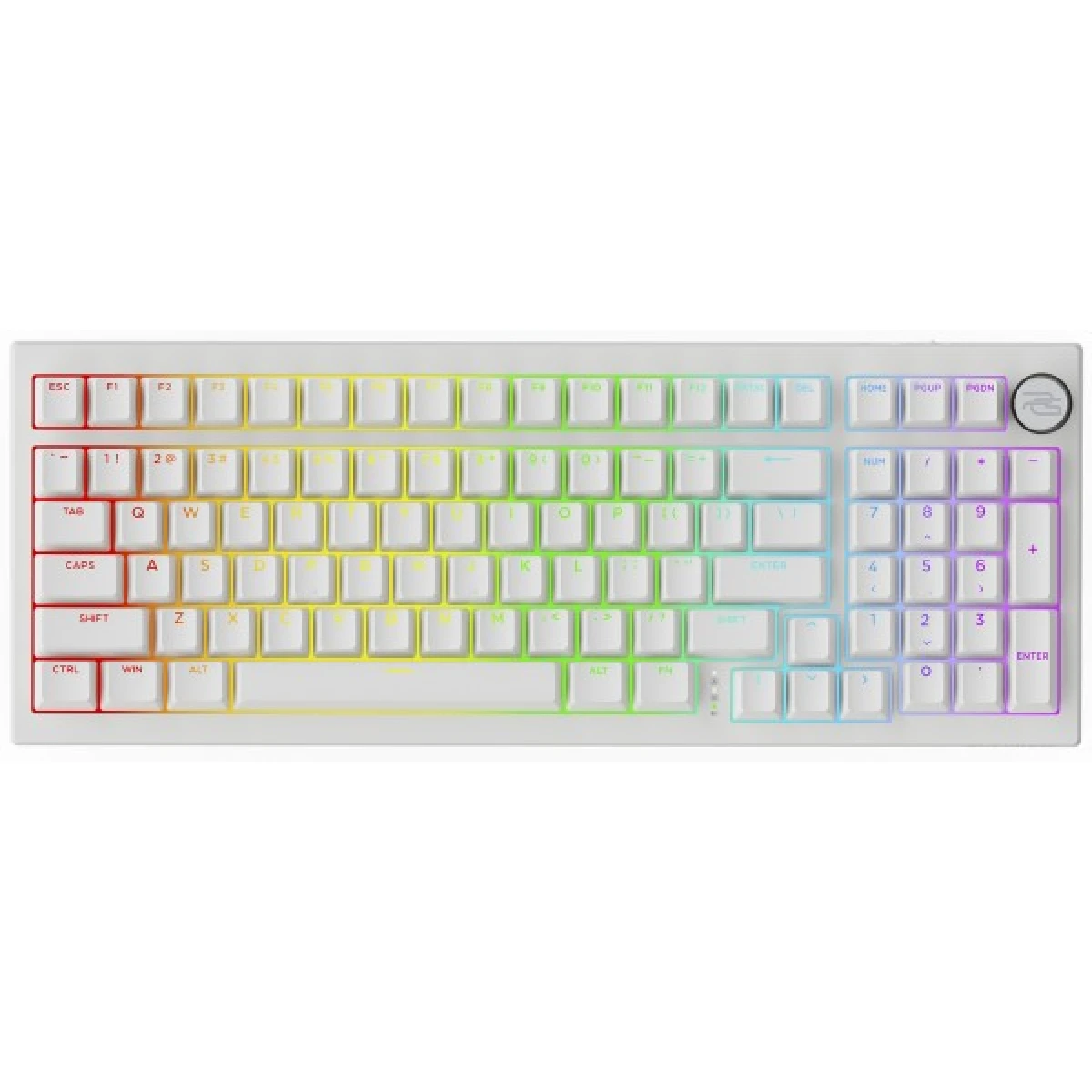 Proove RGB Mechanical Wireless Keyboard Gaming Slicker Special Edition, connection Type: 2.4GHz+BT5.3+USB, Typical switches Huano Kobe- White