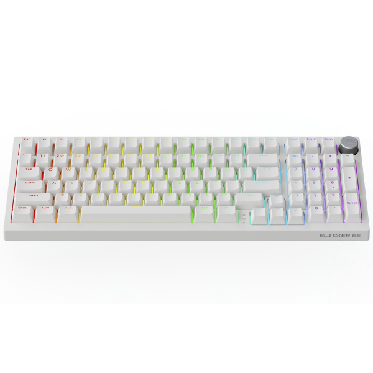 Proove RGB Mechanical Wireless Keyboard Gaming Slicker Special Edition, connection Type: 2.4GHz+BT5.3+USB, Typical switches Huano Kobe- White Proove RGB Mechanical Wireless Keyboard Gaming Slicker Special Edition, connection Type: 2.4GHz+BT5.3+USB, Typical switches Huano Kobe- White