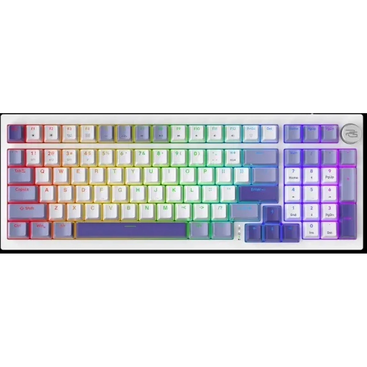 Proove RGB Mechanical Wireless Keyboard Gaming Slicker Special Edition, connection Type: 2.4GHz+BT5.3+USB, Typical switches Outemu Red- White
