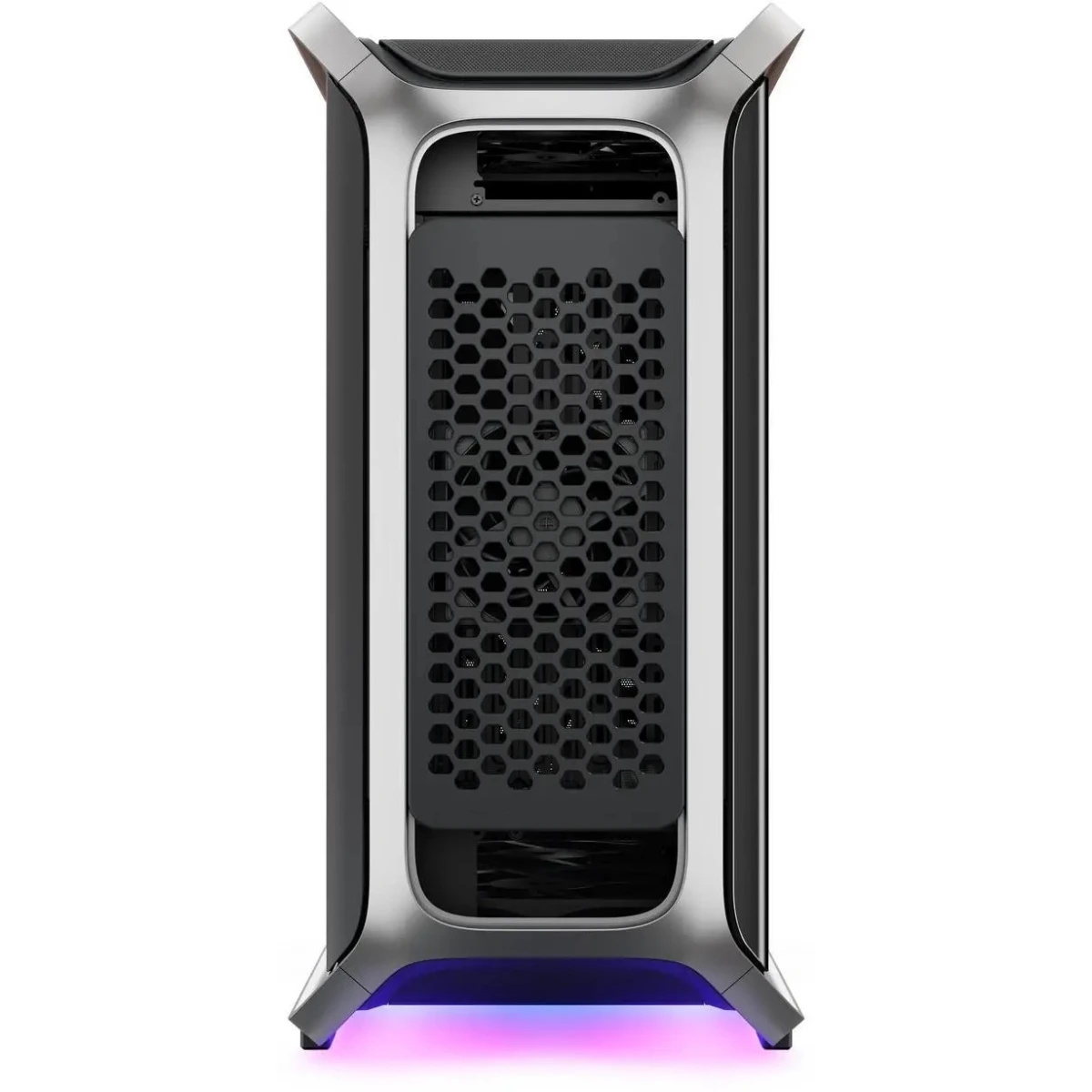 Cooler Master Cosmos Alpha Full Tower PC Case Free Form 2.0 Rotatable Layout,400mm GPUs 420mm Radiator Curved Aluminum Frame, Tempered Glass, Dual 200mm Fans, E-ATX Support Cooler Master Cosmos Alpha Full Tower PC Case Free Form 2.0 Rotatable Layout,400mm GPUs 420mm Radiator Curved Aluminum Frame, Tempered Glass, Dual 200mm Fans, E-ATX Support