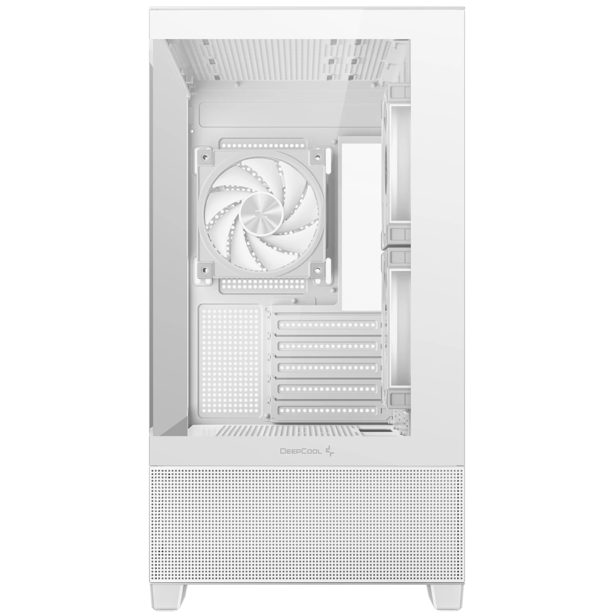 DeepCool CG380 3F Panoramic ATX Mid-Tower Case 3x Pre Installed ARGB Fans , Support Back Connectors & Up to 360mm +240mm Radiators, Front 2x USB3.0 1x USB C , White DeepCool CG380 3F Panoramic ATX Mid-Tower Case 3x Pre Installed ARGB Fans , Support Back Connectors & Up to 360mm +240mm Radiators, Front 2x USB3.0 1x USB C , White
