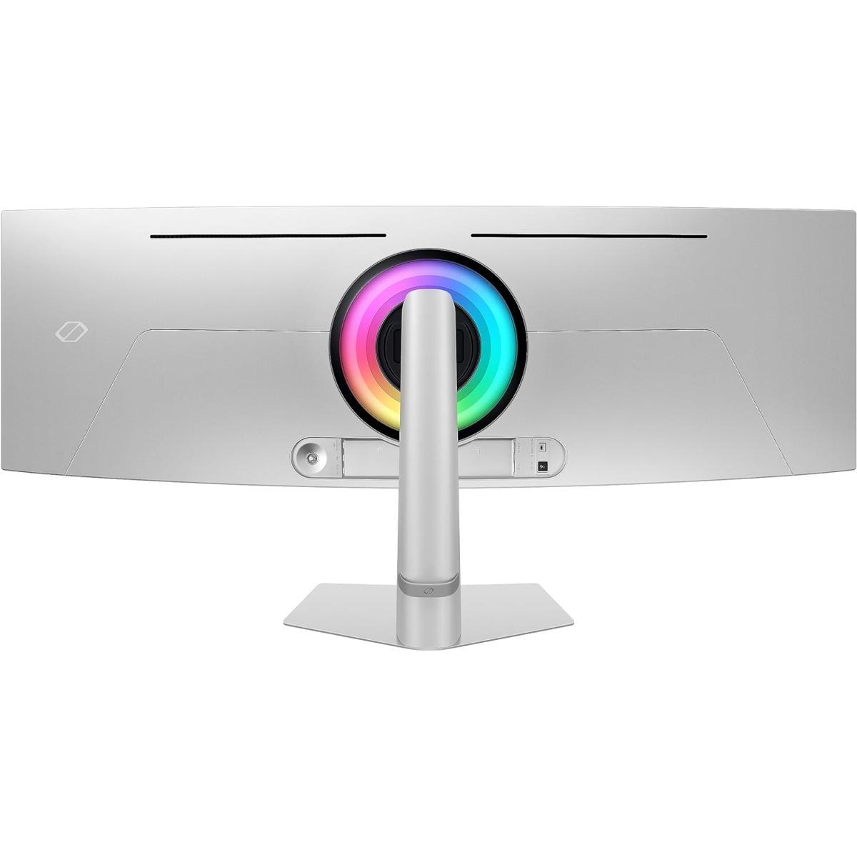 SAMSUNG 49” Odyssey G9 G932 OLED Curved 1800R Dual QHD 240Hz 0.03ms HDR10+ HDMI 2.1 AMD FreeSync Premium Pro , White SAMSUNG 49” Odyssey G9 G932 OLED Curved 1800R Dual QHD 240Hz 0.03ms HDR10+ HDMI 2.1 AMD FreeSync Premium Pro , White