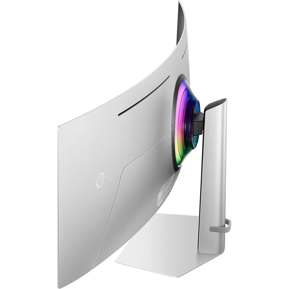 SAMSUNG 49” Odyssey G9 G932 OLED Curved 1800R Dual QHD 240Hz 0.03ms HDR10+ HDMI 2.1 AMD FreeSync Premium Pro , White SAMSUNG 49” Odyssey G9 G932 OLED Curved 1800R Dual QHD 240Hz 0.03ms HDR10+ HDMI 2.1 AMD FreeSync Premium Pro , White