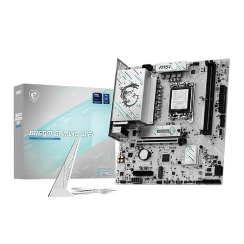 MSI B860M GAMING WIFI, Intel Core Ultra, LGA 1851/DDR5/PCIe 5.0/2xM.2 - mATX Gaming MotherBoard