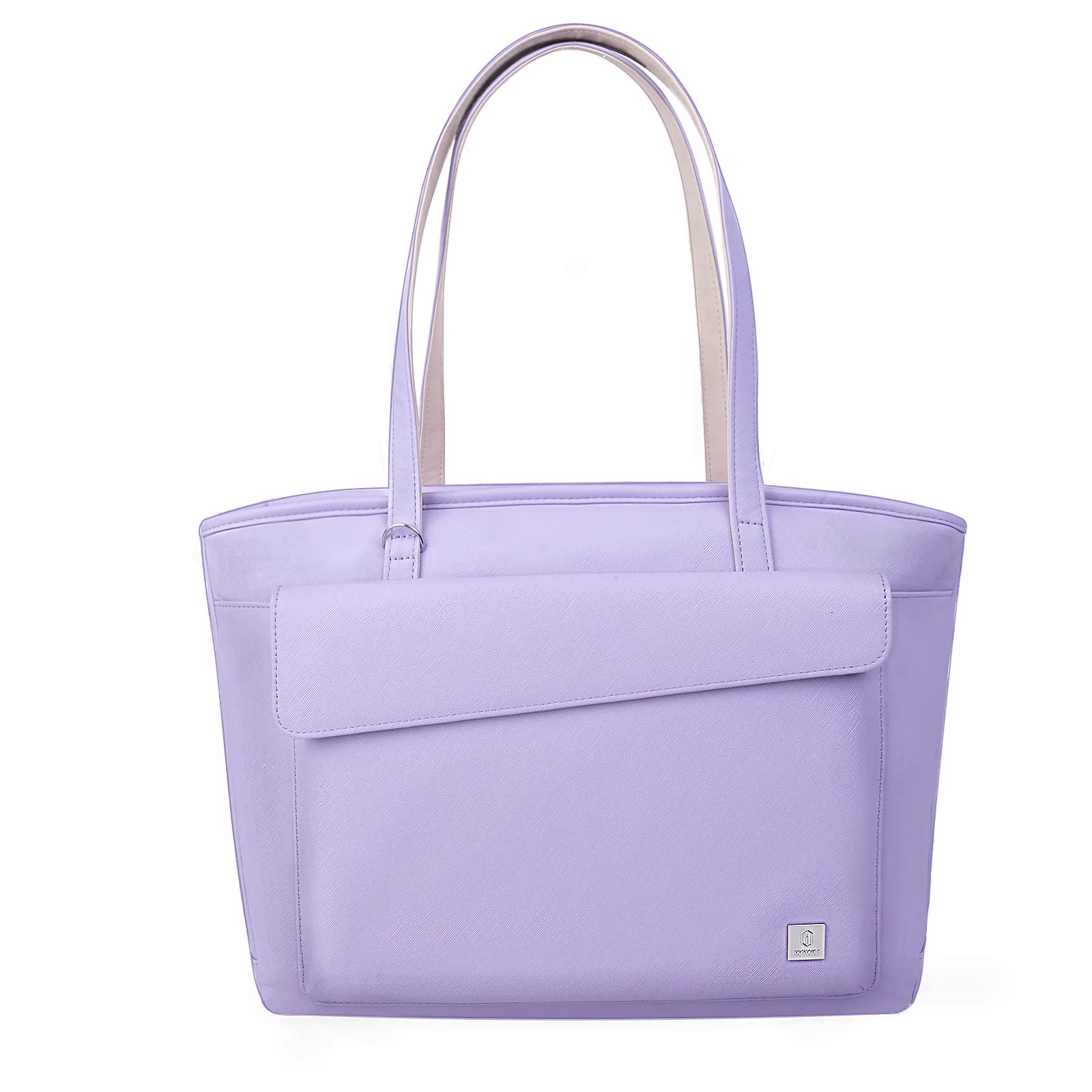 Wiwu Pura Leather Tote Laptop Bag / Purple