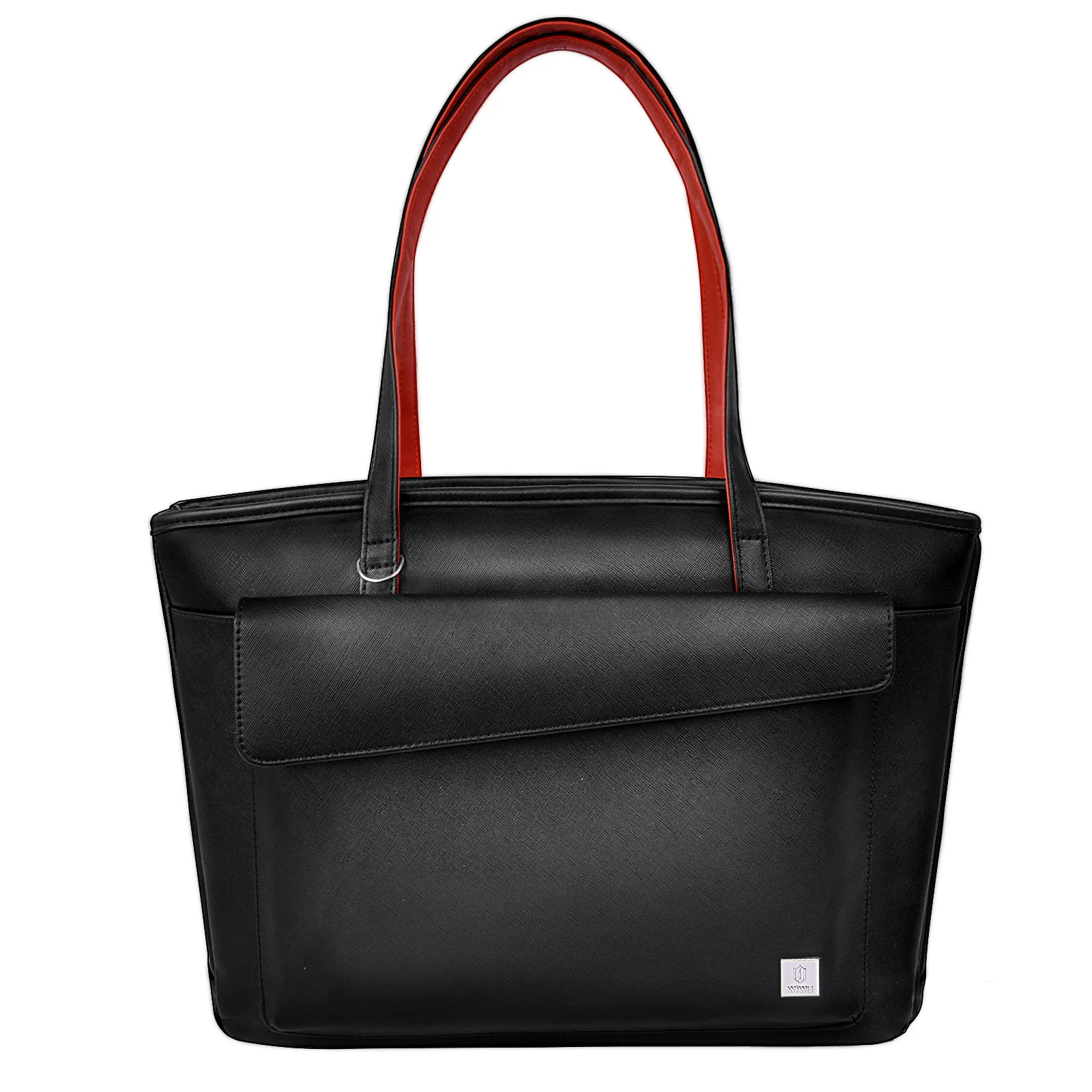 Wiwu Pura Leather Tote Laptop Bag / Black