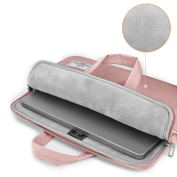 WiWU ViVI 15.6 Laptop Handbag Waterproof Simple Laptop bag for macbook / Laptop - Pink WiWU ViVI 15.6 Laptop Handbag Waterproof Simple Laptop bag for macbook / Laptop - Pink