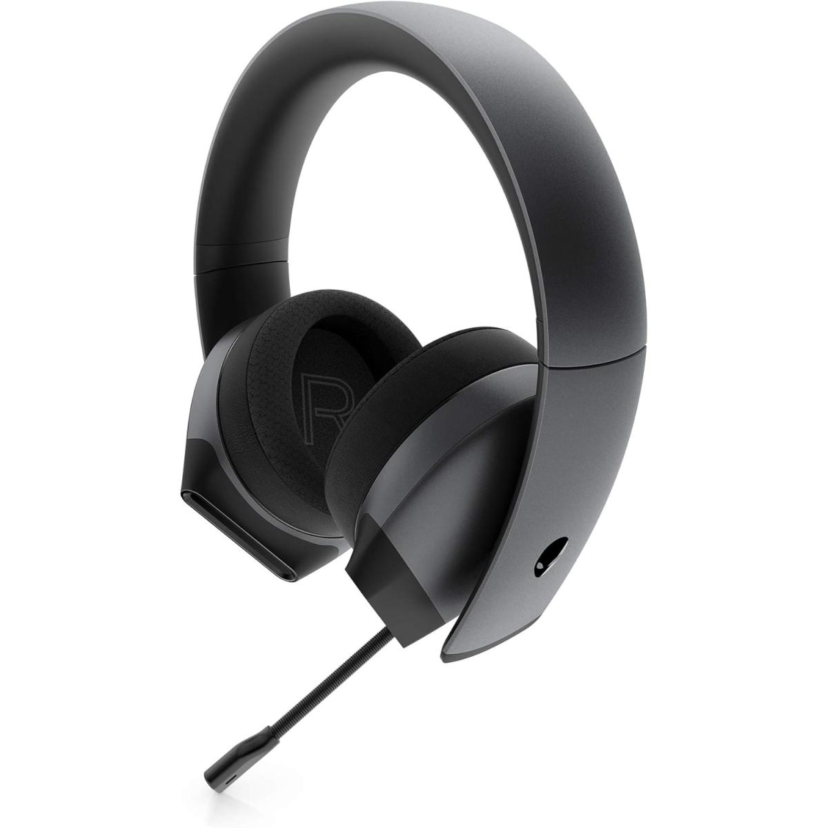 Alienware 7.1 PC Gaming Headset AW510H-Dark: 50mm Hi-Res Drivers - Noise Cancelling Mic - Multi Platform Compatible