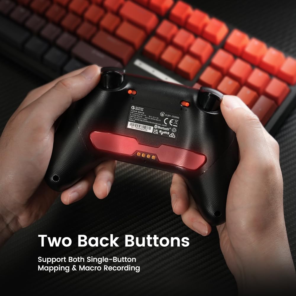 GameSir Nova Lite 2 Wireless PC Controller with Hall Effect Joysticks & Triggers, 2.4G & Wired 1000Hz Polling Rate, Remappable Buttons GameSir Nova Lite 2 Wireless PC Controller with Hall Effect Joysticks & Triggers, 2.4G & Wired 1000Hz Polling Rate, Remappable Buttons