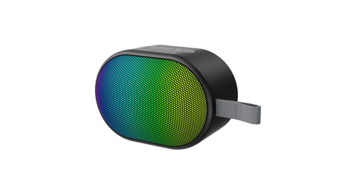 Anker soundcore Pyro Mini Portable Bluetooth Wireless Speaker with Full-Body Light Show, 6W, 10H Playtime, TWS Pairing, RGB Lights