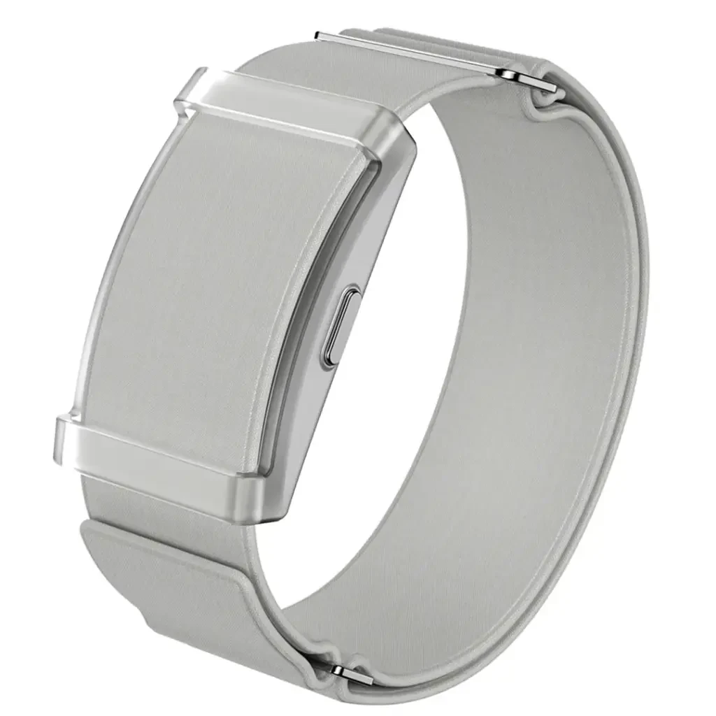 Green Lion Fit Wear Smart Fitness Band with Bluetooth, Waterproof Activity Tracker, Stress Monitoring, Health Monitoring for Android & iOS (White)