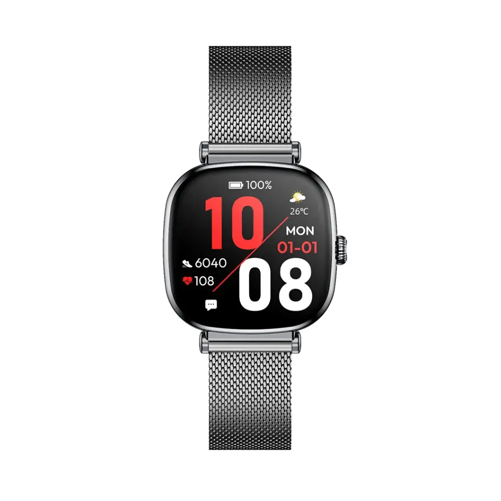 Green Lion Princess Smart Watch - Glossy Black Green Lion Princess Smart Watch - Glossy Black
