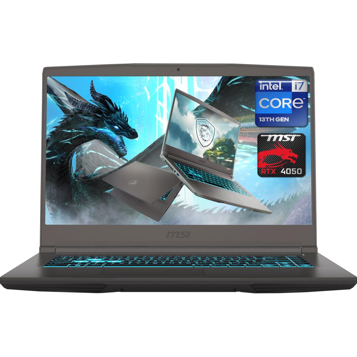 MSI Thin 15 B13VE Gaming 13Gen Intel Core i7 10-Cores w/ Nvidia RTX 4050 6GB & 144Hz Display - Grey