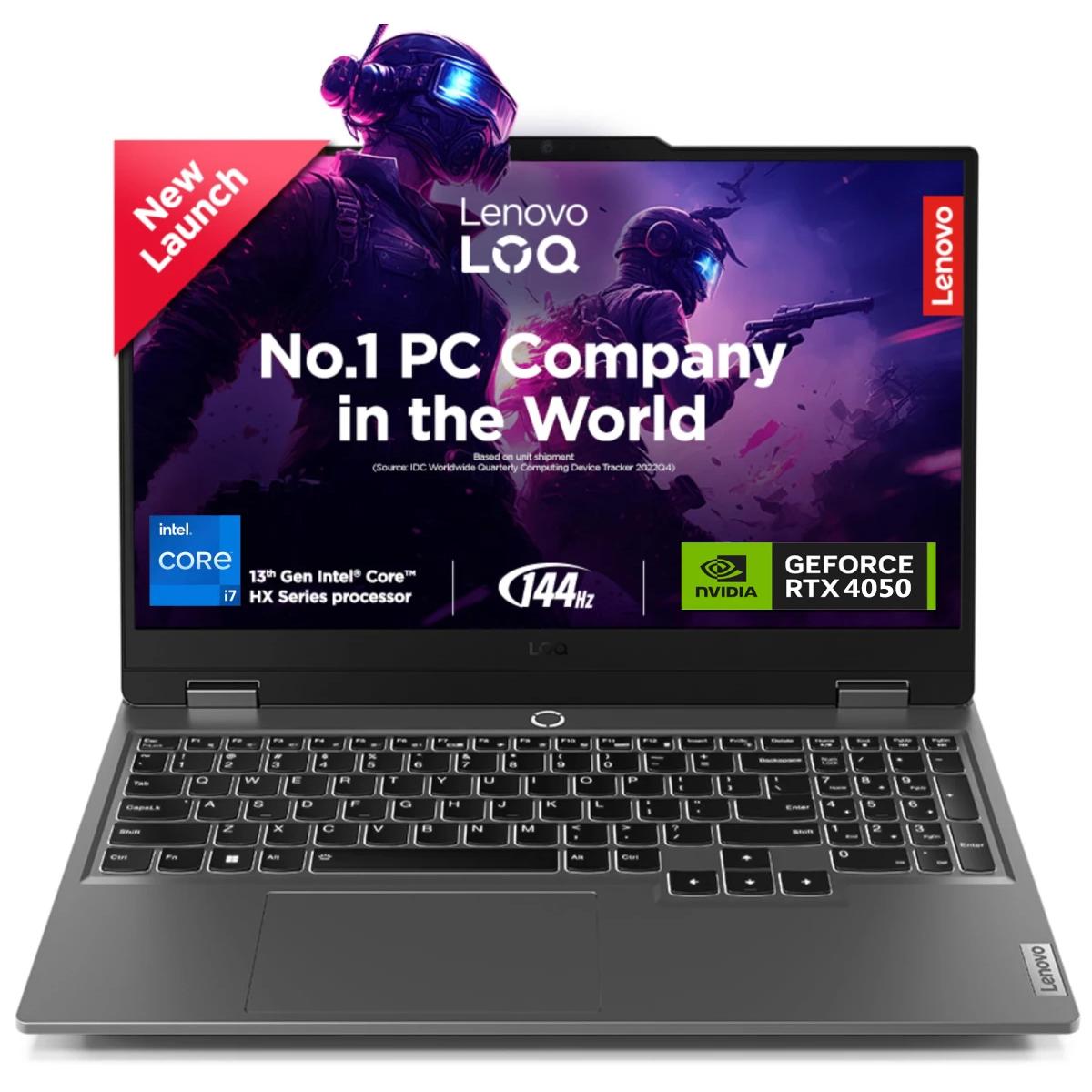 Lenovo LOQ Gaming (2026) 13Gen Intel Core i7 13645HX 14-Cores / AI Engine Nvidia RTX 4050 6GB DDR6 & IPS 144Hz Display - Luna Grey