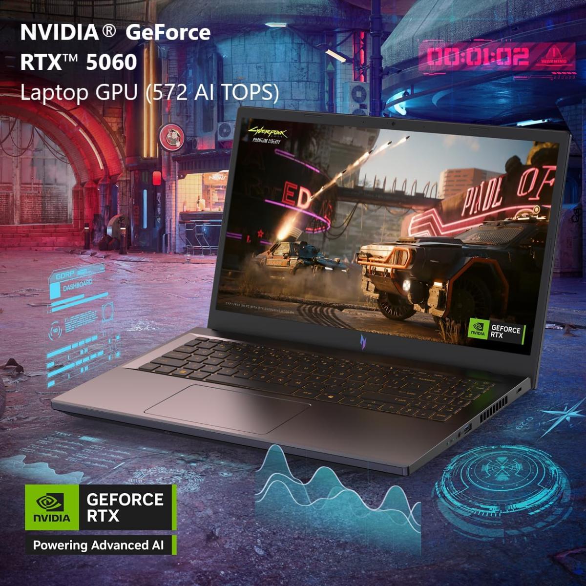 Acer Nitro V 15 (2025) ANV15-52-95ND 13Gen Intel Core i9 14-Cores w/ Nvidia RTX 5060 8GB DDR7 & IPS 165 Hz Display - Black Acer Nitro V 15 (2025) ANV15-52-95ND 13Gen Intel Core i9 14-Cores w/ Nvidia RTX 5060 8GB DDR7 & IPS 165 Hz Display - Black