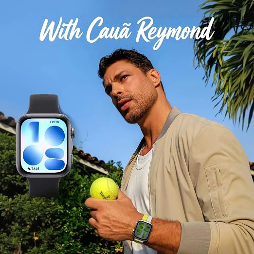 HUAWEI WATCH FIT 5 Smart Watch, 43mm FullView Display, iOS & Android, up to 10 Days Battery Life, Sleep & Health Monitor, Heart Rate Monitor, SpO2, GPS, - Black + Free Bands HUAWEI WATCH FIT 5 Smart Watch, 43mm FullView Display, iOS & Android, up to 10 Days Battery Life, Sleep & Health Monitor, Heart Rate Monitor, SpO2, GPS, - Black + Free Bands