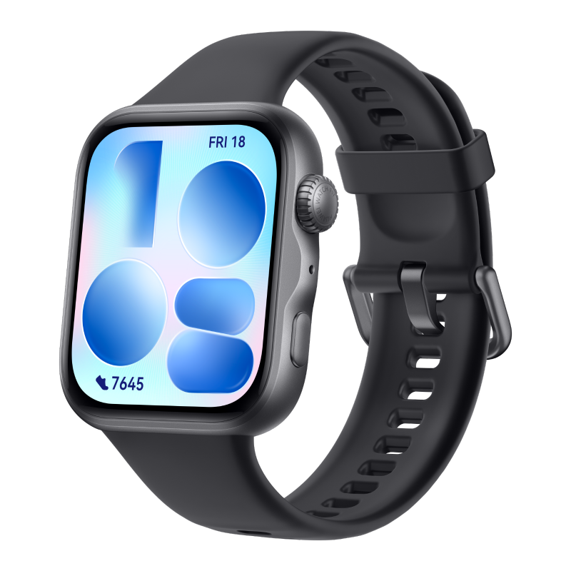 HUAWEI WATCH FIT 5 Smart Watch, 43mm FullView Display, iOS & Android, up to 10 Days Battery Life, Sleep & Health Monitor, Heart Rate Monitor, SpO2, GPS, - Black + Free Bands