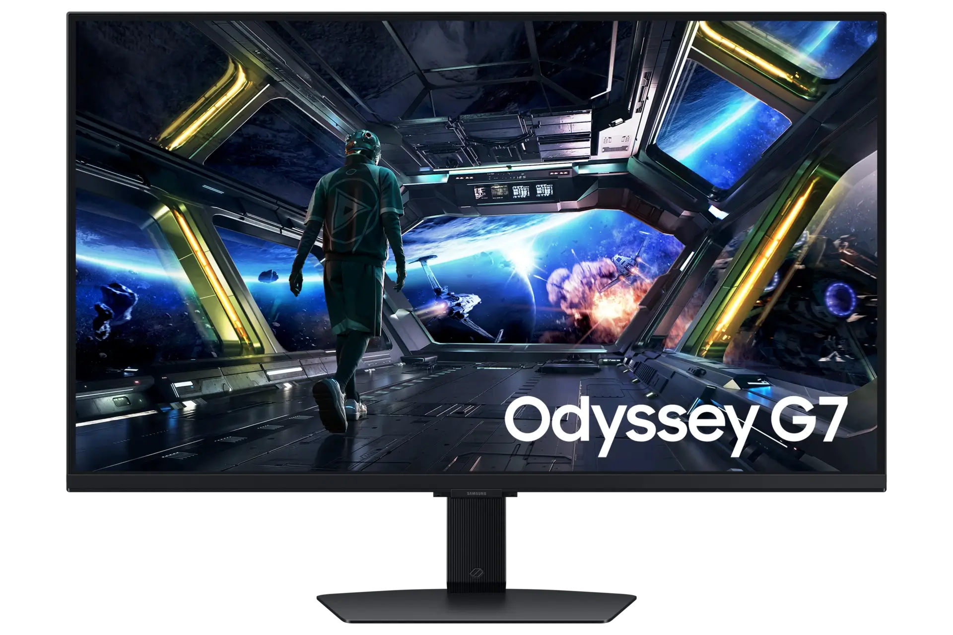 Samsung 32” Odyssey G7 (G70D) 4K UHD IPS 144Hz 1ms(GtG) Smart Gaming Monitor, G-Sync Compatible, AMD Freesync Premium, Vivid Colors, Adjustable Stand Samsung 32” Odyssey G7 (G70D) 4K UHD IPS 144Hz 1ms(GtG) Smart Gaming Monitor, G-Sync Compatible, AMD Freesync Premium, Vivid Colors, Adjustable Stand