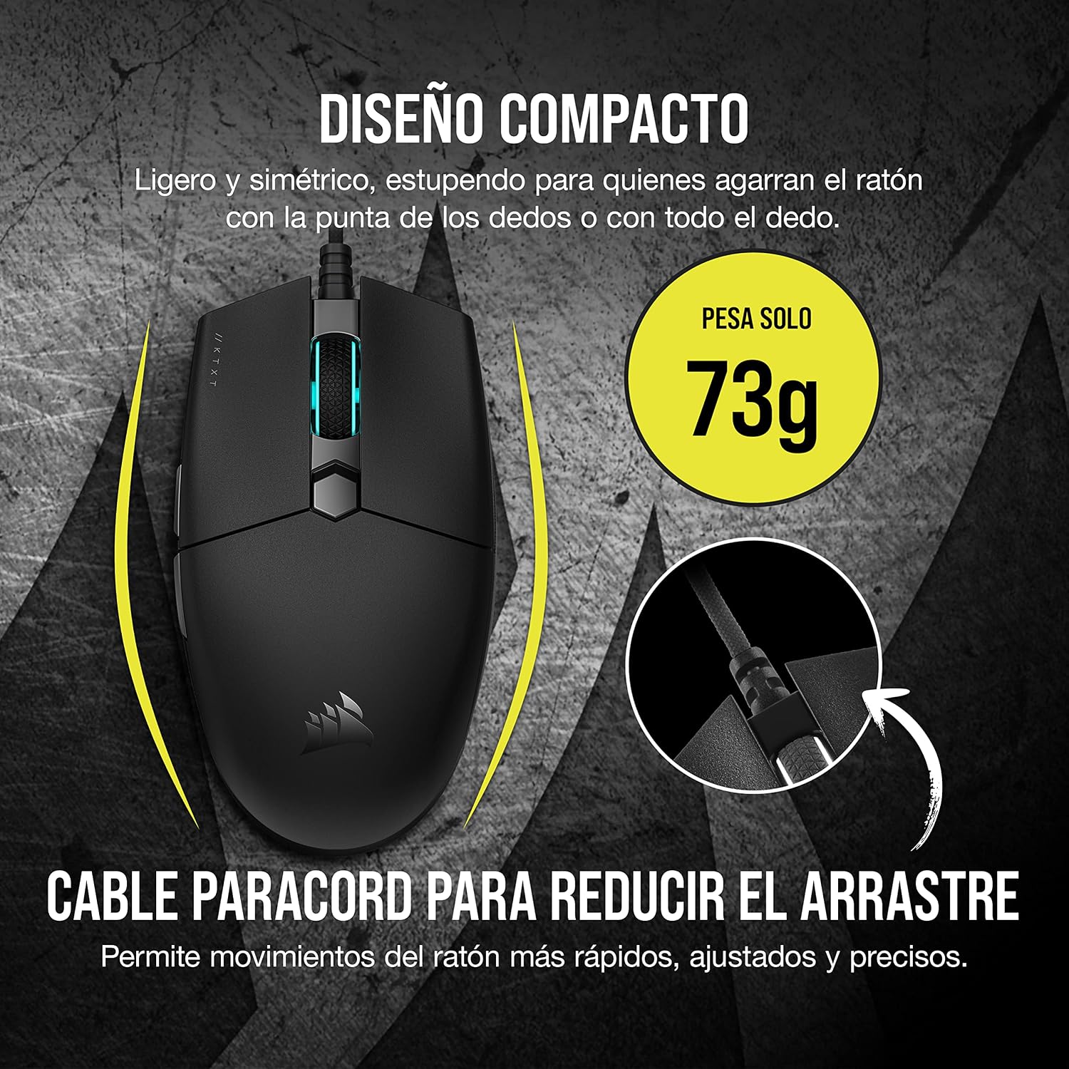 Corsair KATAR PRO XT Wired Ultra-Light FPS Gaming Mouse – 18,000 DPI – Symmetric Shape – Quickstrike Buttons – iCUE CompatibleULTRA-LIGHT & AMAZINGLY AGILEGAME-WINNING PRECISION18k DPI OPTICAL SENSORMM350 PRO Cloth Gaming Mouse Pad, Extended XL Corsair KATAR PRO XT Wired Ultra-Light FPS Gaming Mouse – 18,000 DPI – Symmetric Shape – Quickstrike Buttons – iCUE CompatibleULTRA-LIGHT & AMAZINGLY AGILEGAME-WINNING PRECISION18k DPI OPTICAL SENSORMM350 PRO Cloth Gaming Mouse Pad, Extended XL