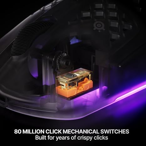 SteelSeries Aerox 3 Wireless Gen 2 - Super-Light 68g Gaming Mouse, 4K Polling, 26K DPI Optical Sensor, 200 Hour Battery, IP54 Water Resistant - SteelSeries Aerox 3 Wireless Gen 2 - Super-Light 68g Gaming Mouse, 4K Polling, 26K DPI Optical Sensor, 200 Hour Battery, IP54 Water Resistant -