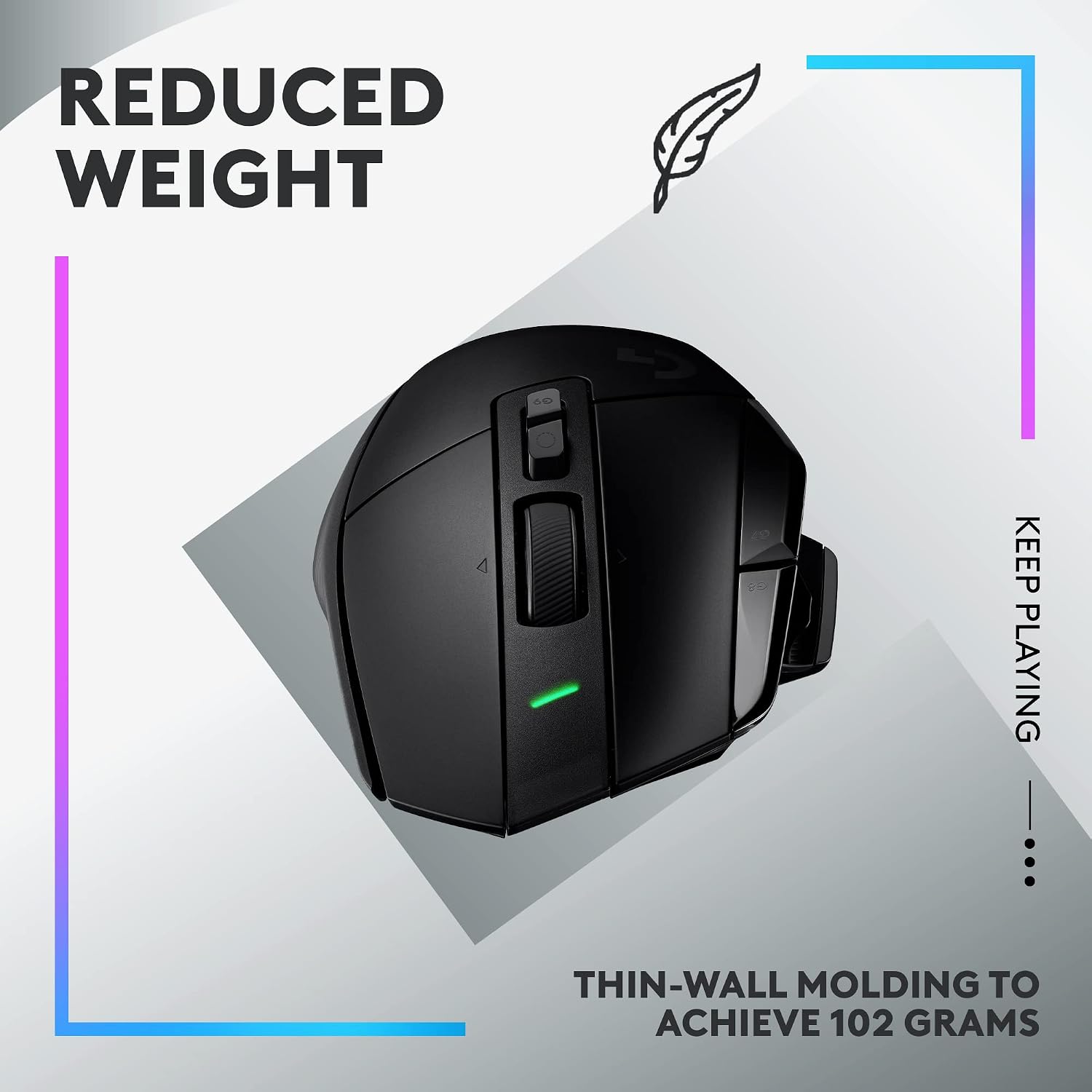 Logitech G502 X Lightspeed Wireless Gaming Mouse - BlackLIGHTFORCE SWITCHESHERO 25K SENSORMAKE YOUR CHOICEPERFECT PAIR Logitech G502 X Lightspeed Wireless Gaming Mouse - BlackLIGHTFORCE SWITCHESHERO 25K SENSORMAKE YOUR CHOICEPERFECT PAIR