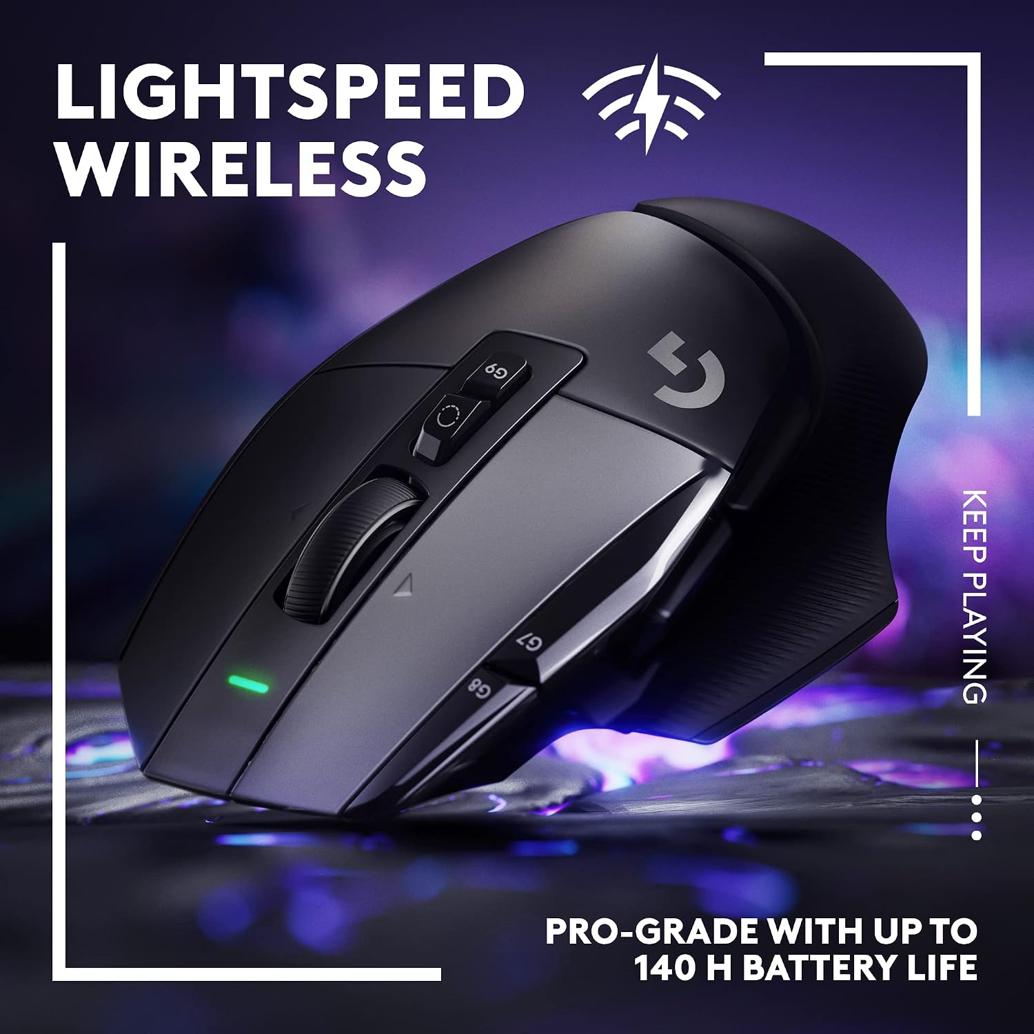 Logitech G502 X Lightspeed Wireless Gaming Mouse - BlackLIGHTFORCE SWITCHESHERO 25K SENSORMAKE YOUR CHOICEPERFECT PAIR Logitech G502 X Lightspeed Wireless Gaming Mouse - BlackLIGHTFORCE SWITCHESHERO 25K SENSORMAKE YOUR CHOICEPERFECT PAIR