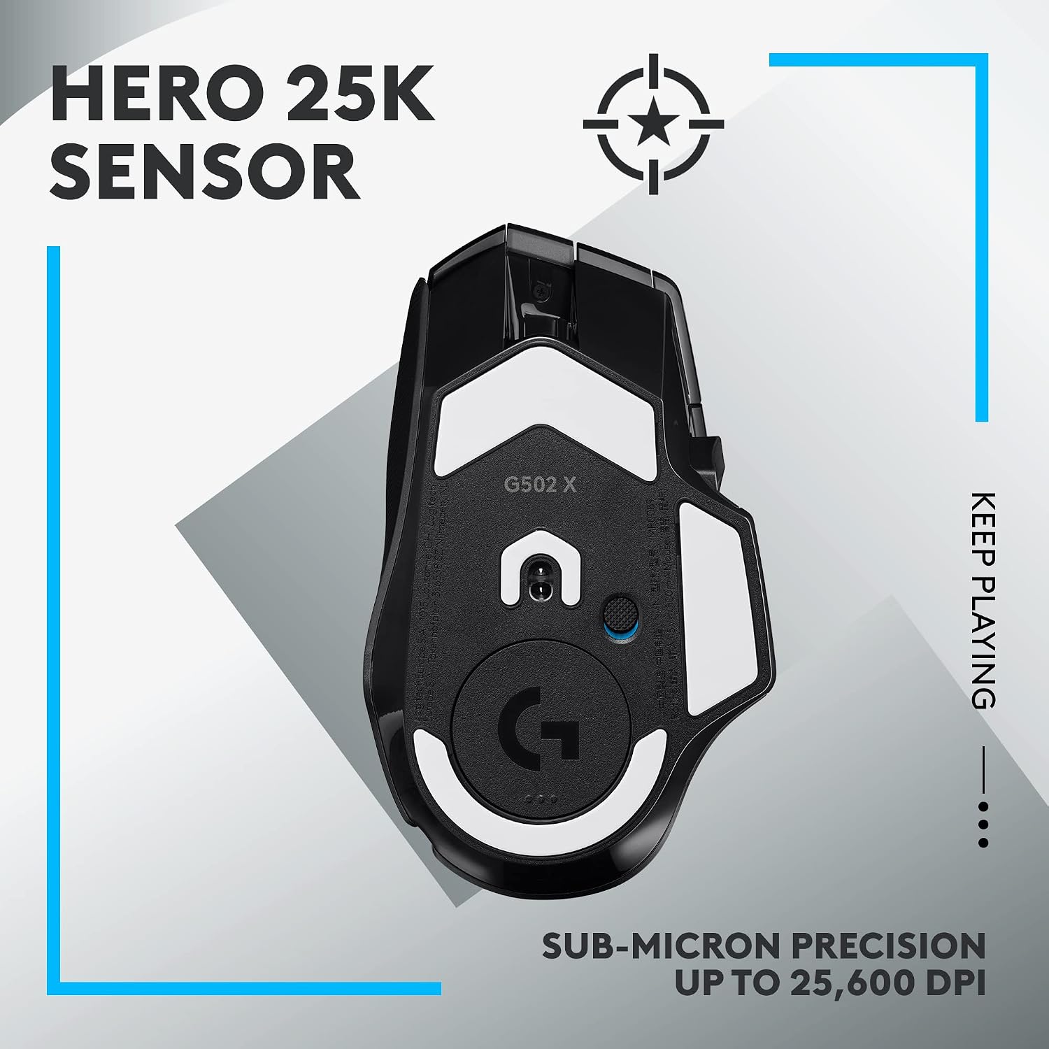 Logitech G502 X Lightspeed Wireless Gaming Mouse - BlackLIGHTFORCE SWITCHESHERO 25K SENSORMAKE YOUR CHOICEPERFECT PAIR Logitech G502 X Lightspeed Wireless Gaming Mouse - BlackLIGHTFORCE SWITCHESHERO 25K SENSORMAKE YOUR CHOICEPERFECT PAIR