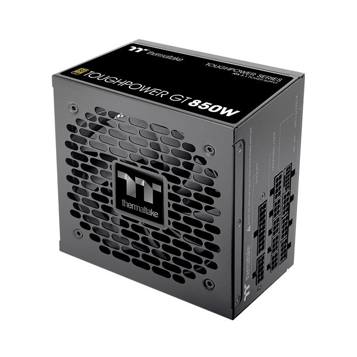 Thermaltake Toughpower GT 850W ATX 3.1 Standard Power Supply; 80 Plus Gold Efficiency; Smart Zero Fan Thermaltake Toughpower GT 850W ATX 3.1 Standard Power Supply; 80 Plus Gold Efficiency; Smart Zero Fan