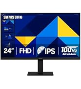 Samsung 24" (S30GD) Essential Monitor with IPS Panel and Tilt Only Stand, 100Hz Refresh Rate, Erg...