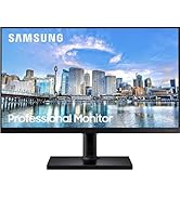SAMSUNG FT45 Series 24-Inch Computer Monitor LF24T454FQNXGO | FHD 1080p | 75Hz | HDMI, DisplayPor...