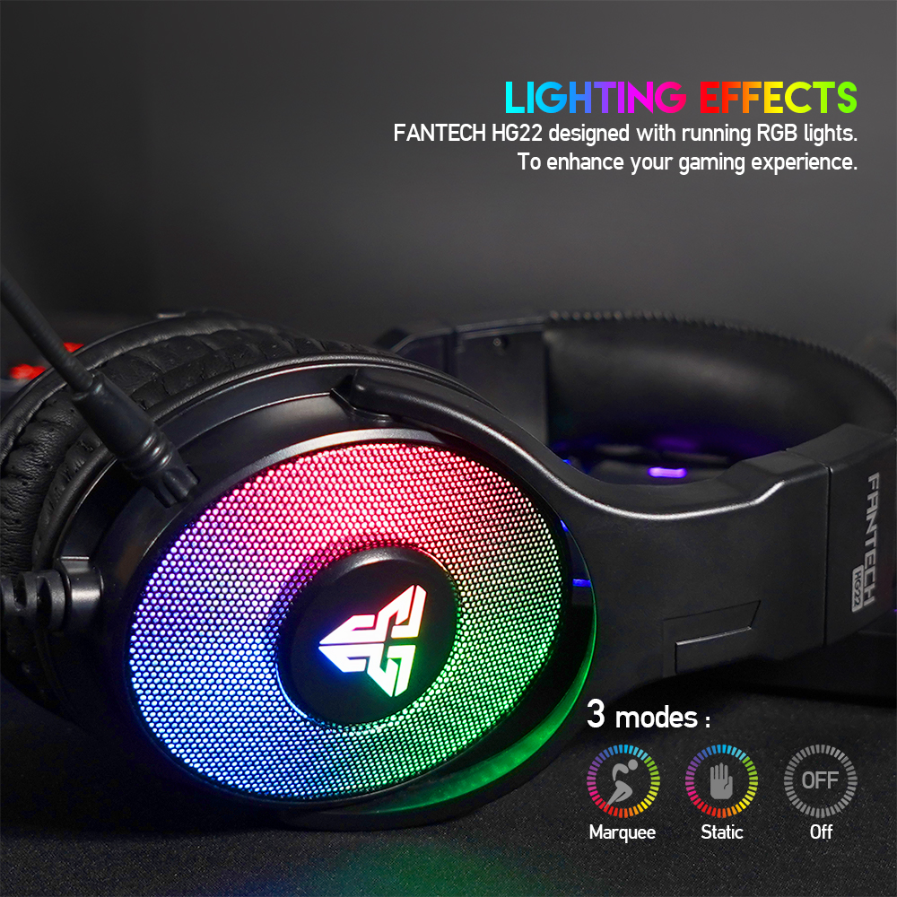 FANTECH Fusion HG22 Virtual 7.1 Surround Gaming Headset