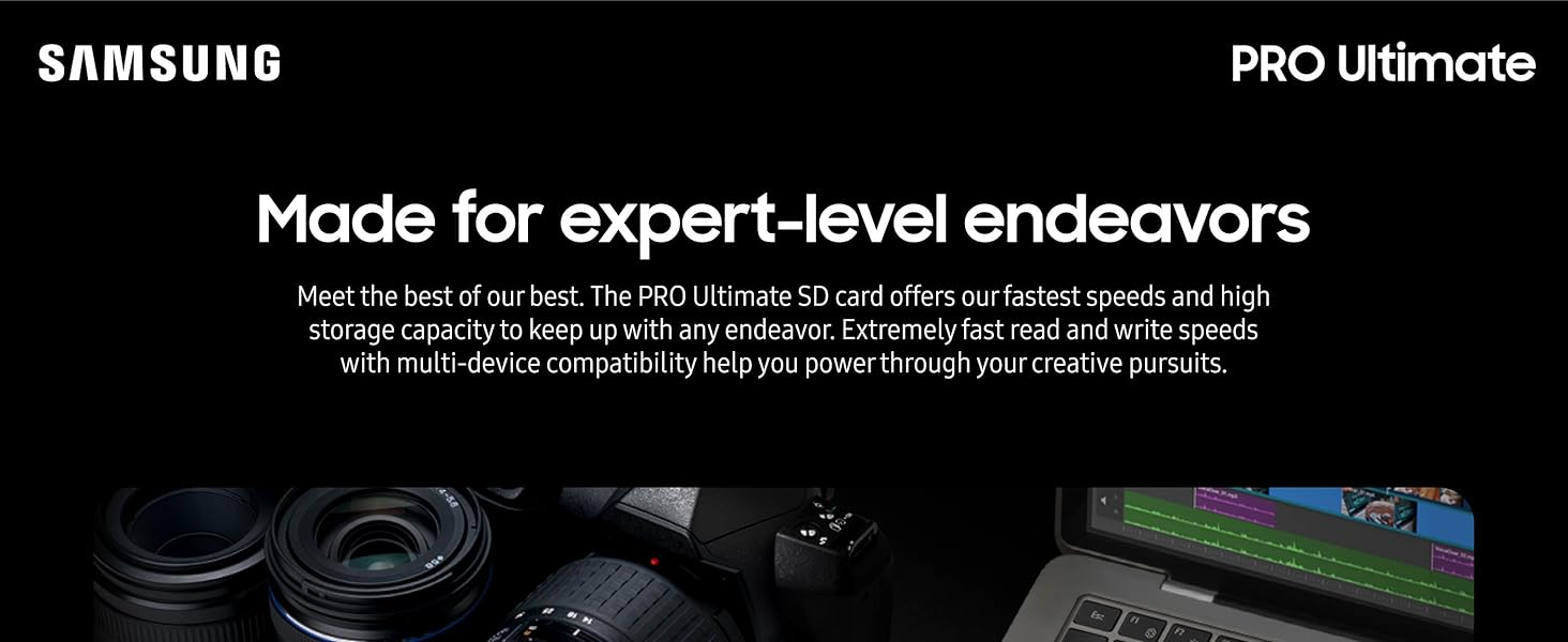 Samsung PRO Ultimate Full Size SDXC Card 64GB 128GB 256GB 512GB