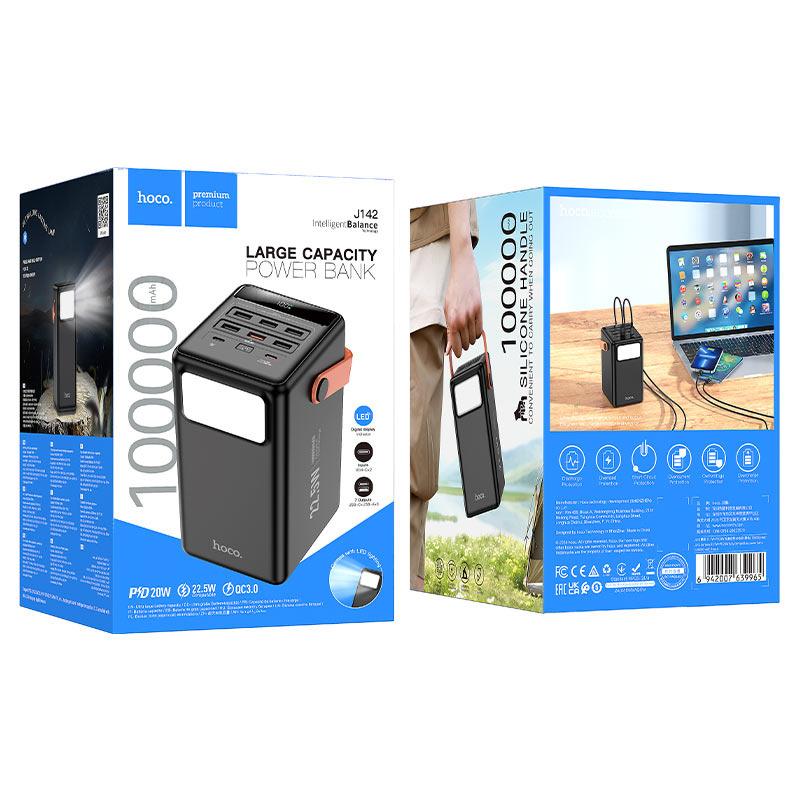 hoco j142 surpass 22 5w pd20w power bank 100000mah packaging hoco j142 surpass 22 5w pd20w power bank 100000mah packaging